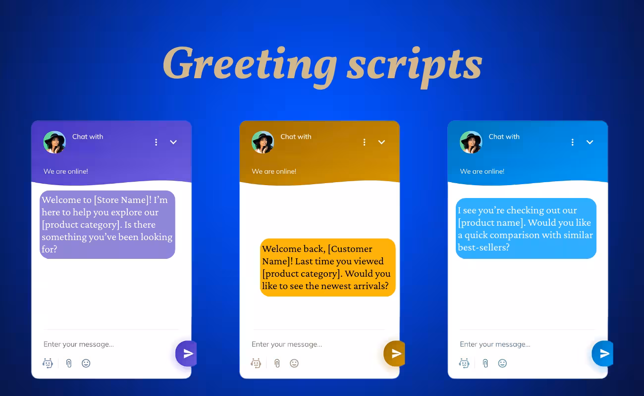 greeting scripts