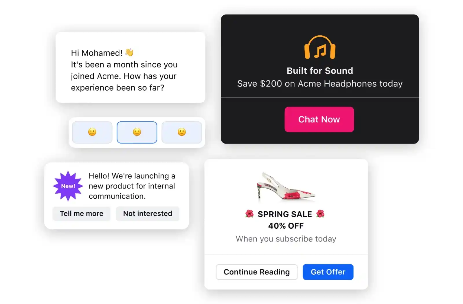 ai chat triggers personalized offers