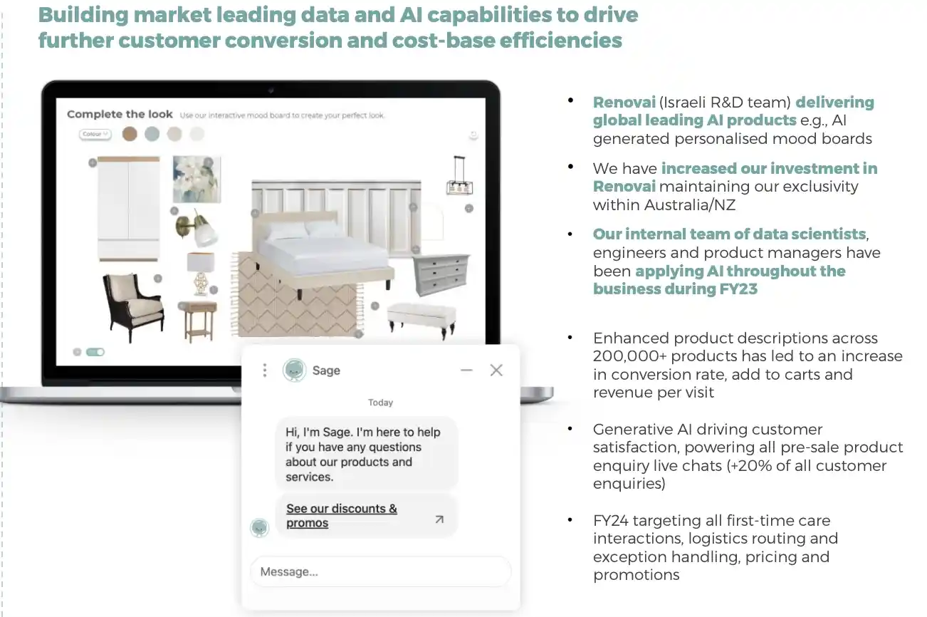 renovai ai mood board shopping assistant sage chat