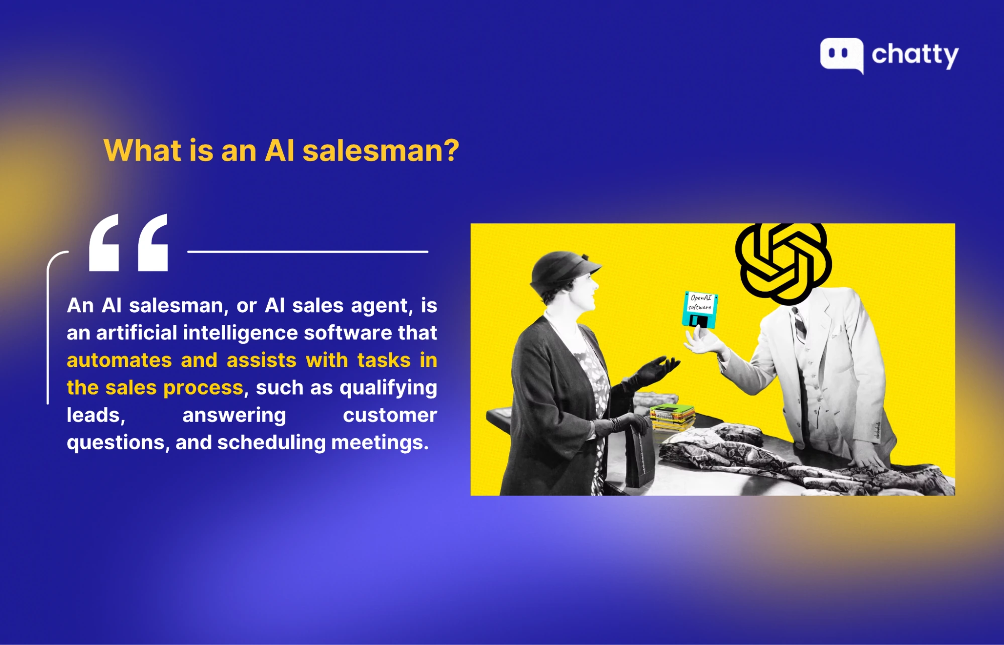 what is an ai salesman