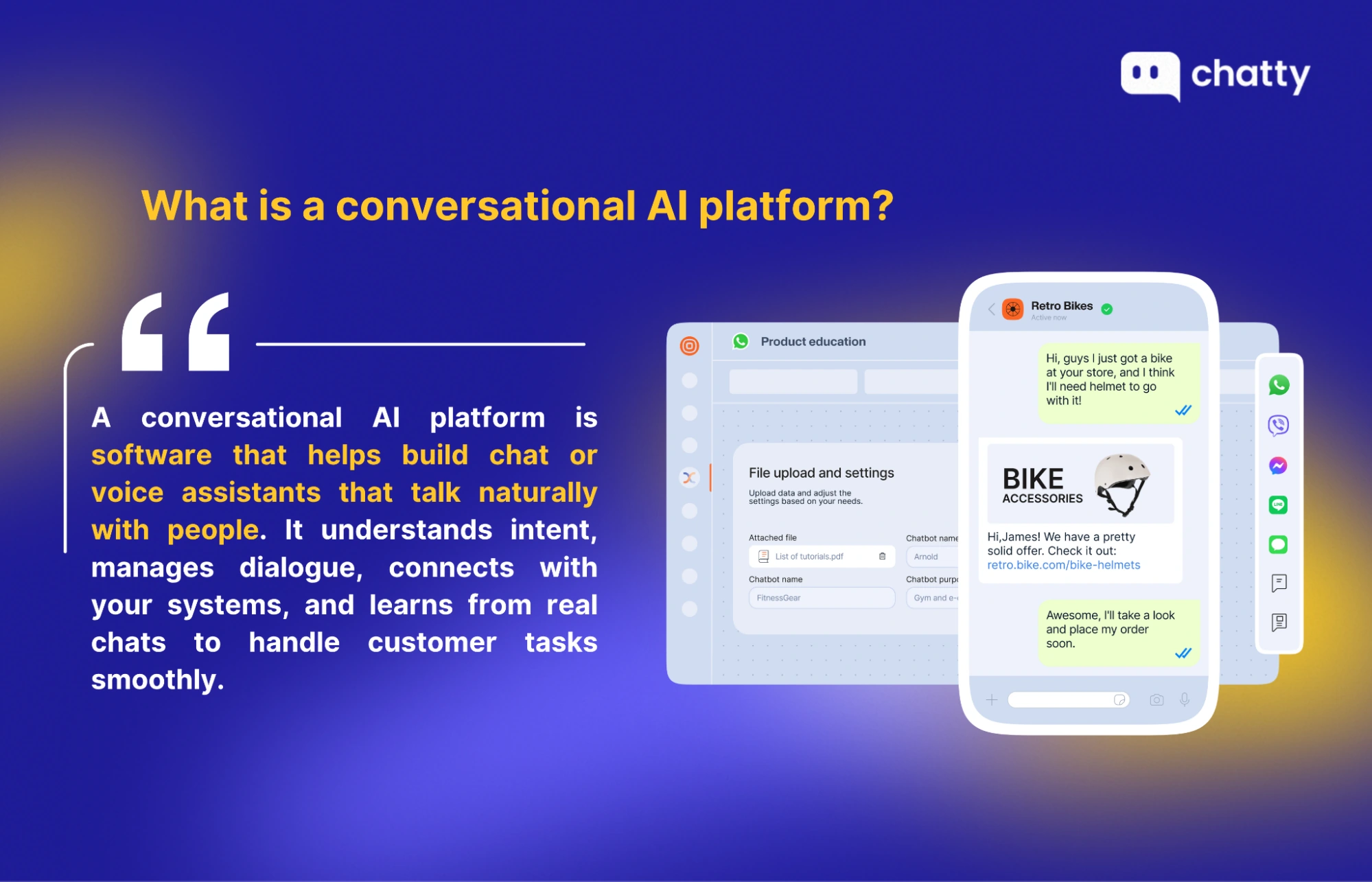 Conversational AI platform definition
